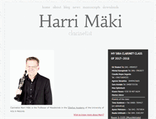 Tablet Screenshot of harrimaki.com